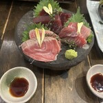 海鮮濱燒酒場 Yaichattei - 天然ミナミマグロ3種盛り