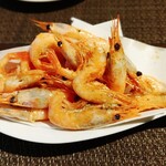 ワインとオマール海老の店 UOMO - 甘エビのスパイシーフリット