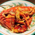 ワインとオマール海老の店 UOMO - オマール海老と季節野菜のビスククリームパスタ