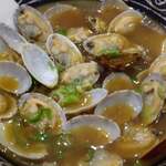 錦香園 - あさりたくさん、ちょい自分で並べました