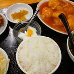 中華料理 三木家 - エビチリ定食