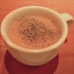 洋食の店 もなみ - セットのポタージュスープ（2026年1月）