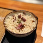 鉄板焼 土穂 - ガーリックライス