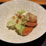 鉄板焼 土穂 - キャベツのステーキ