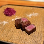 鉄板焼 土穂 - サーロインステーキ