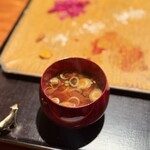 鉄板焼 土穂 - おみおつけ