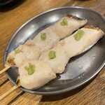 四文屋 - 鶏ささみわさび串　柔らかい❤️