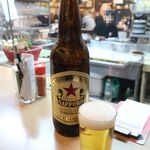 やきとり 帝王 - 瓶ビール（サッポロラガービール）