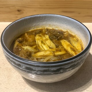 【冬季限定】牛すじカレーうどん(温)
