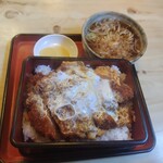 あかし庵 - かつ丼（上）￥１２００－