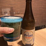 地鶏と沖縄琉球しゃぶしゃぶ 個室居酒屋 くろ凪 - オリオンビール