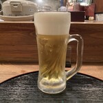 わたや - サッポロ生（880円）