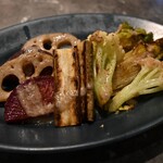 HEARTH - ◆温前菜②
      《彩り野菜のアンチョビソテー》