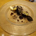 RESTAURANT hidamarino - オードブル:秋刀魚/茄子