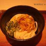UDONつるこし - 小柱と青海苔のかき揚うどん 並