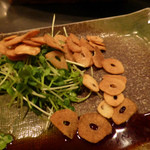 シャカ - ニンニクチップとカイワレ大根