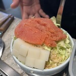 月島もんじゃ くうや - 明太子もちもんじゃ！