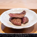 美味いもん屋 わ多なべ - 2026.1 米沢牛タン塩焼き（テールスープの味変）