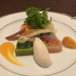 東洋軒 - 鮮魚と冬野菜のテリーヌ