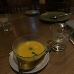 モンスーンカフェ 舞浜イクスピアリ - かぼちゃのぜんざい