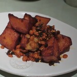 なっぱごちそう - 竹コース”青椒芋絲”。