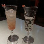 なっぱごちそう - 竹コース”食前酒”。