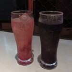 なっぱごちそう - ・サングリアソーダ割り、黒湯レモン