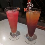なっぱごちそう - ・グレープフルーツサワー、みかんカシス