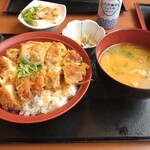 ごはん処 かつ庵  - 料理写真:ロースカツ丼（大盛り）