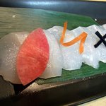 酒肴 和亭 - ３品目です。はりいかです。味は噛むと甘くて、もちっとしています。塩で楽しんだり、ぽん酢でいただきました。