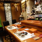 Sushisho Nomura - 店内カウンター