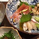 たべどころ のみどころ　北の門 - 地魚刺身盛合せ