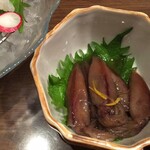 たべどころ のみどころ　北の門 - ホタルイカ沖漬け