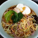 なにや - 2014年12月30日の五色麺＠自宅（持ち帰り麺＋スープ）