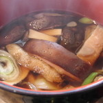 元祖田舎っぺうどん - 【2014.12.30再訪】麺は冷やでも、つけ汁は熱々です