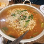 韓国家庭料理 かしわら - 韓国式インスタントラーメン