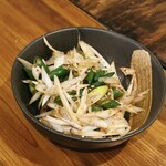 韓国家庭料理 かしわら - ネギと青唐辛子の炒め物