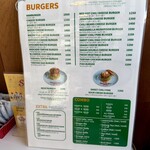 REDS' BURGER DINER - レギュラーメニュー