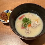 とんかつ じゅんちゃん - ロースカツについてくる豚汁