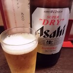 大精軒 - アサヒの大瓶