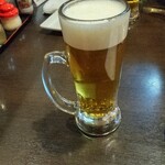 肉料理 村長さん - ザ・プレミアム・モルツ生 520円