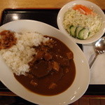 のめこい湯 レストラン - 丹波鹿カレー中辛