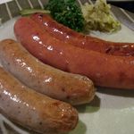 バーデンバーデン - ブラートブルスト盛り合わせ （焼きソーセージ）