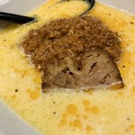 三河ラーメン 日本晴れ - 三河式豆乳担々麺(赤)