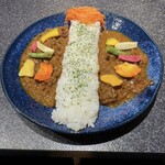 ジャパニーズスパイスカレー カリッシュ - 2種盛り　キーマとラム　1500円