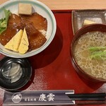 慶雲 - 【'26.1】鮪漬け丼セット　税込1200えん