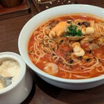 ＫＵＲＡ 五反田店 - スープパスタの一口目は熱さに気をつけてくださいね^^;！。