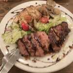 BabeL 宇都宮オリオン通り店 - ロースステーキ&メカジキの香草パン粉焼き