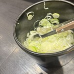 小諸そば - ねぎが入れ放題。