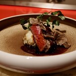 六本木うかい亭 - うかい極上牛サーロイン ソースペリグー